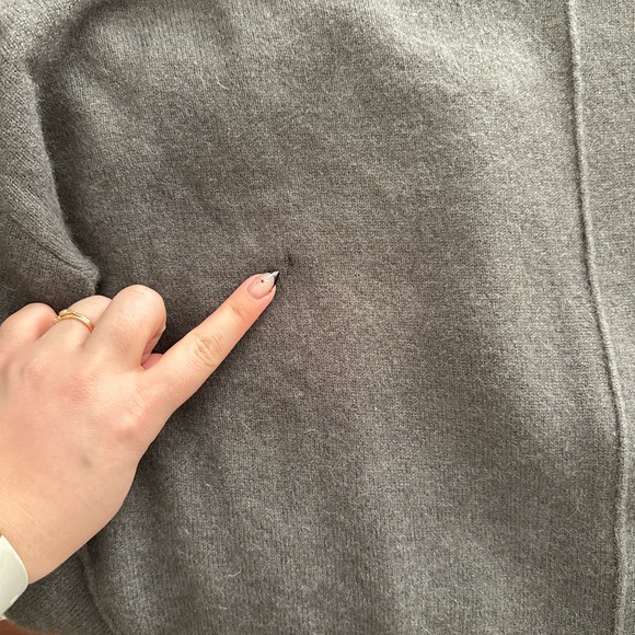 Anthro Reese Saturday Sunday Cashmere Low Back Sweater Tunic - Picture 9 of 11